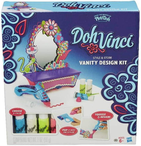 Play-Doh DohVinci Style & Store Vanity Design Kit